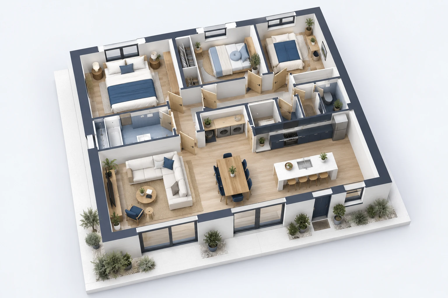 Illustration d’un projet de maison familiale
